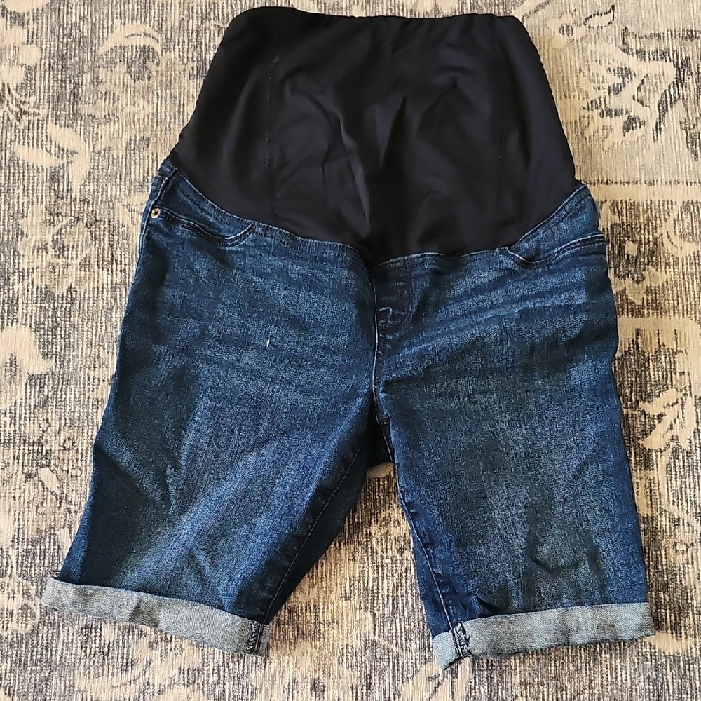 Isabel Maternity by Ingrid & Isabel Denim Bermuda Shorts